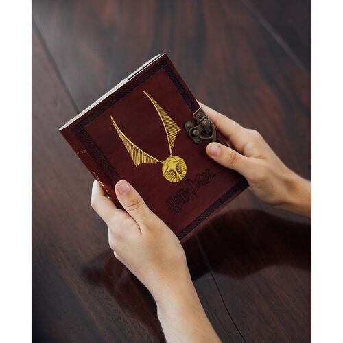 Harry Potter Snitch Leather notebook