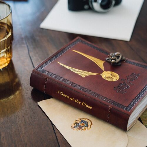 Harry Potter Snitch Leather notebook