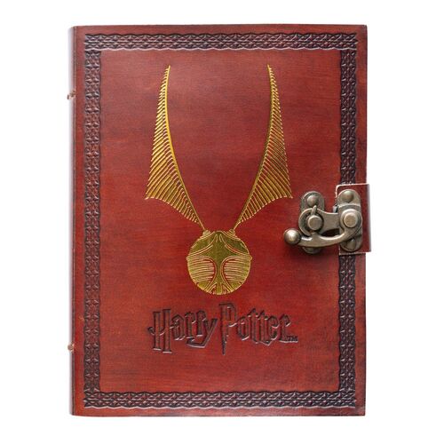 Harry Potter Snitch Leather notebook