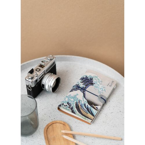 The Great Wave of Kanagawa Hokusai travel notebook