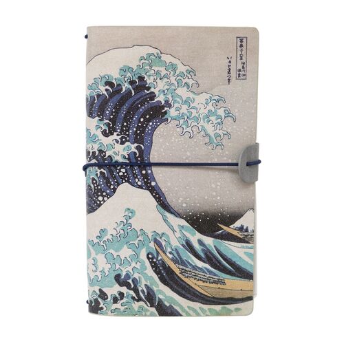 The Great Wave of Kanagawa Hokusai travel notebook