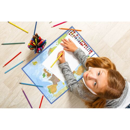 French Europe Map Desk mat