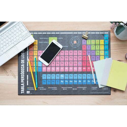 Spanish Periodic Table Desk mat