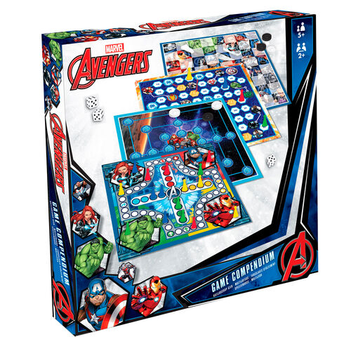 Set 4 juegos de mesa Los Vengadores Avengers Marvel