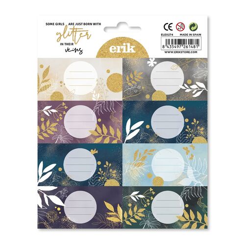 Glitter assorted Adhesive labels