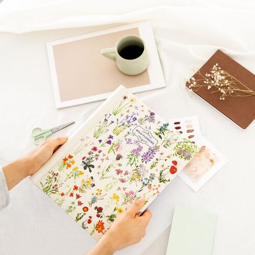 Wild Flowers Self-adhesive Photo album