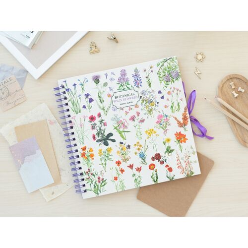 Wild Flowers Scrapbook Photo album