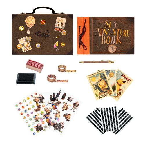 Disney Pixar UP My Adventure Book Scrapbook Briefcase set