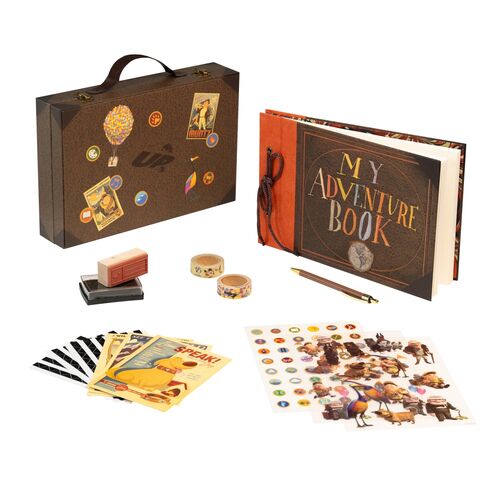 Disney Pixar UP My Adventure Book Scrapbook Briefcase set