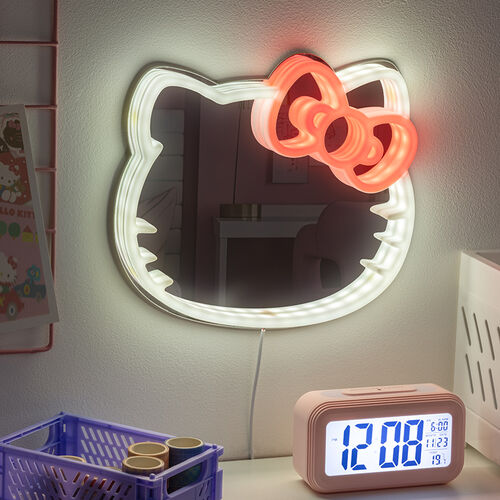 Espejo LED Neon Hello Kitty