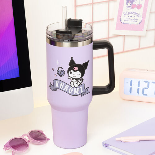 Vaso viaje Kuromi Hello Kitty 1200ml