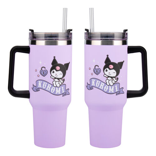 Vaso viaje Kuromi Hello Kitty 1200ml