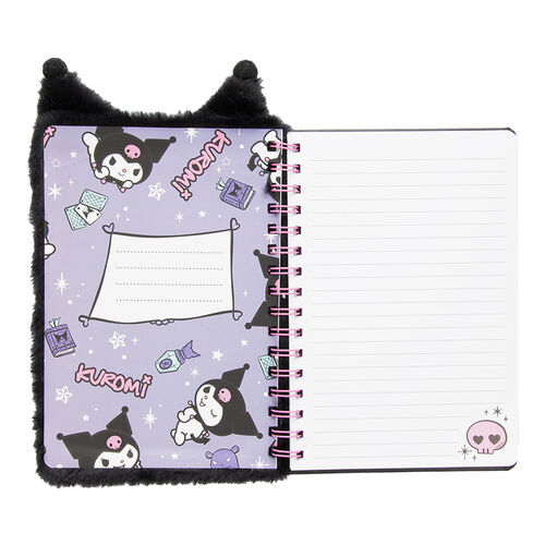 Cuaderno A5 Fluffy Kuromi Hello Kitty