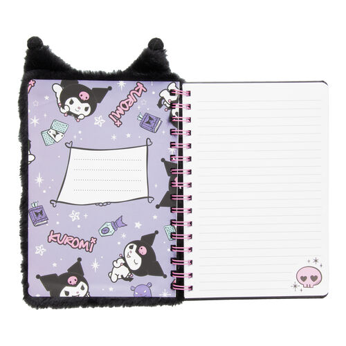 Cuaderno A5 Fluffy Kuromi Hello Kitty