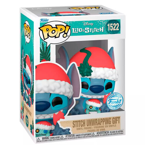 POP figure Disney Lilo & Stitch - Stitch Unwrapping Gift