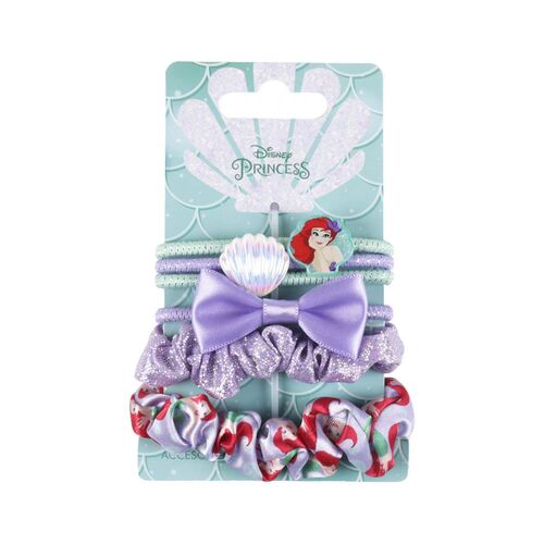 Disney The Little Mermaid pack 6 scrunchies