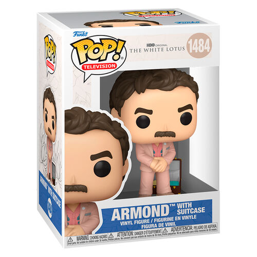 POP figure The White Lotus Armond with Suitcase