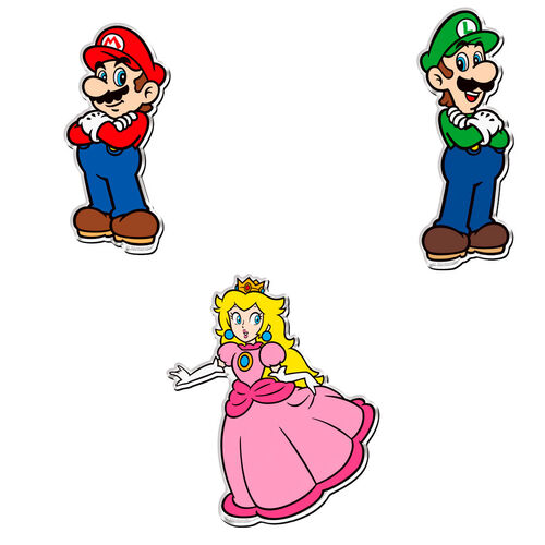 Super Mario Bros assorted About surprise chara magnet 6cm