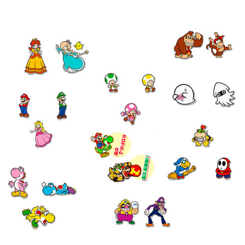 Super Mario Bros assorted About surprise chara magnet 6cm