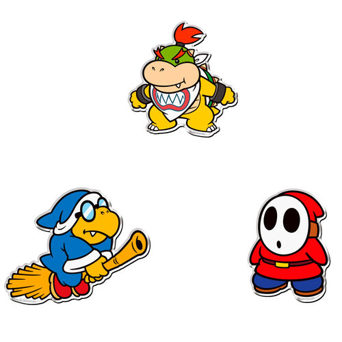 Super Mario Bros assorted About surprise chara magnet 6cm