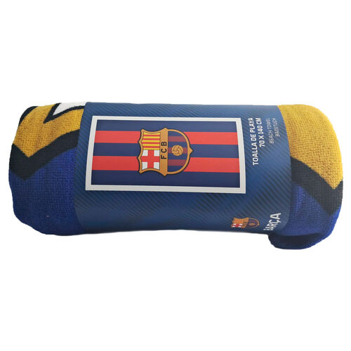 FC Barcelona microfibre beach towel