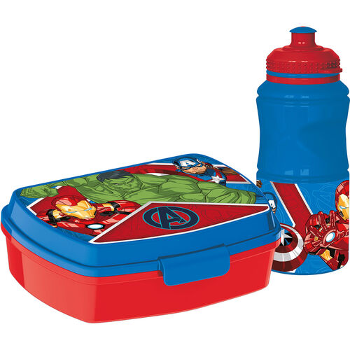 Marvel Avengers lunch box + sports bottle set