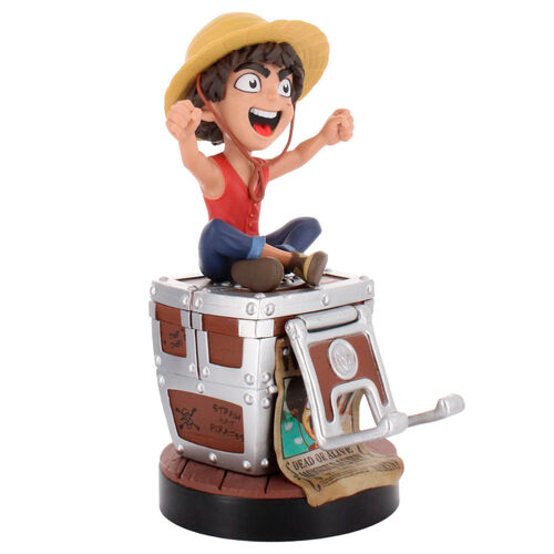 Cable Guy soporte sujecion Wanted Poster Luffy One Piece 20cm