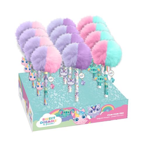 Sweet Dreams assorted pompon pen