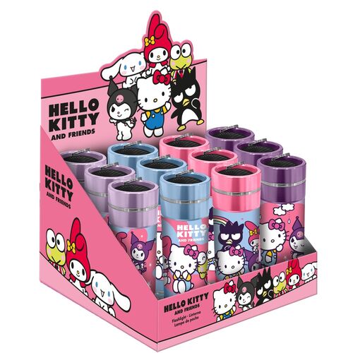 Hello Kitty and Friends assorted aluminium led torch