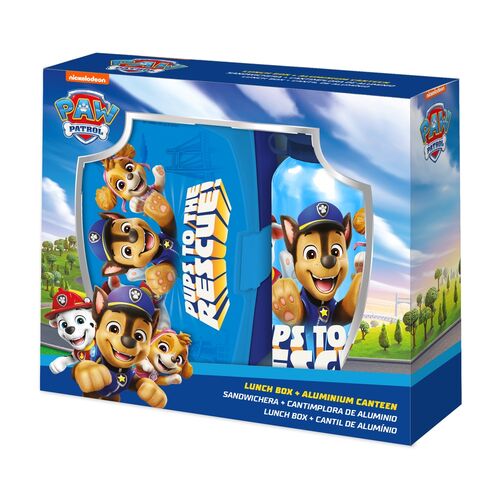 Paw Patrol Aluminium bottle + lunch box