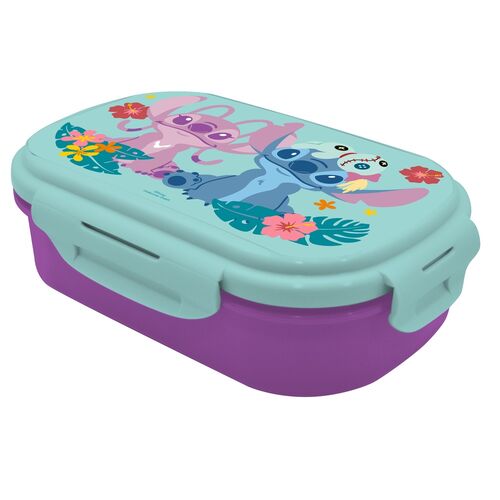 Disney Stitch lunch box + cutlery