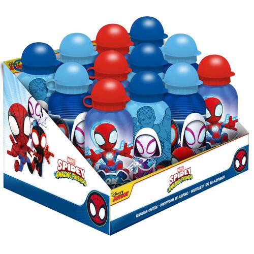 Marvel Spidey the Amazing Friends assorted Aluminium bottle 500ml