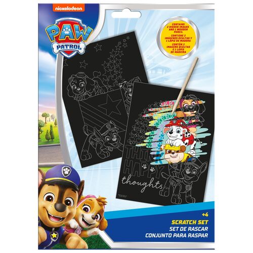 Paw Patrol Scratch stationery set