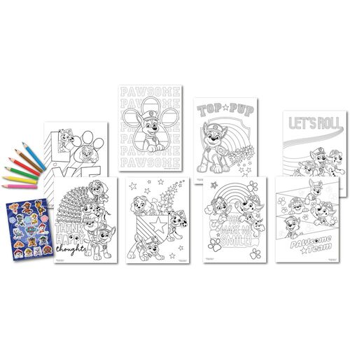 Paw Patrol Sticker Colouring set