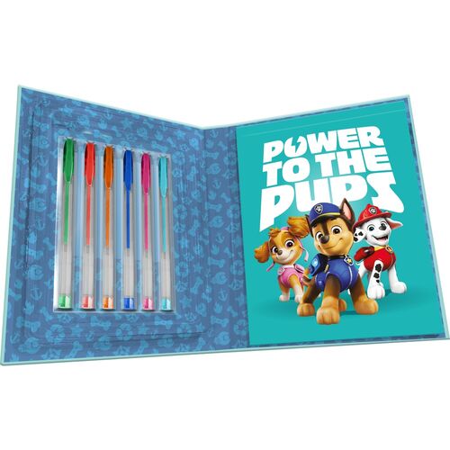 Paw Patrol Activity notebook + 6 gel pens