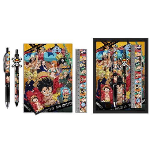 Estuche papeleria One Piece 5pzs