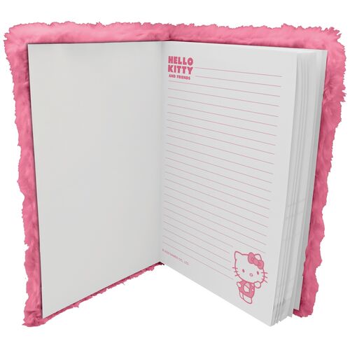 Hello Kitty and Friends A5 Plush notebook