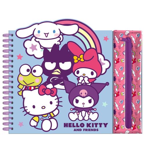 Hello Kitty and Friends Activity notebook + removable case