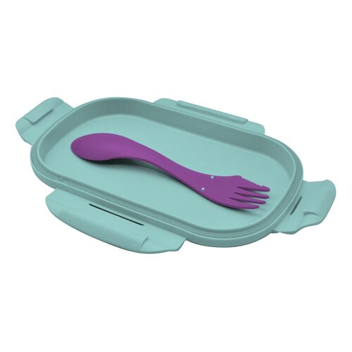 Disney Stitch lunch box + cutlery