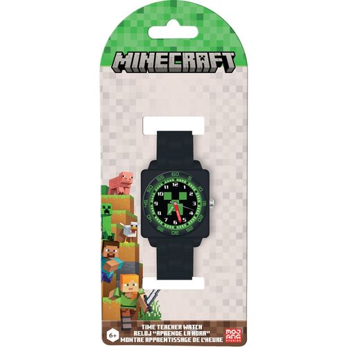 Reloj analogico Minecraft