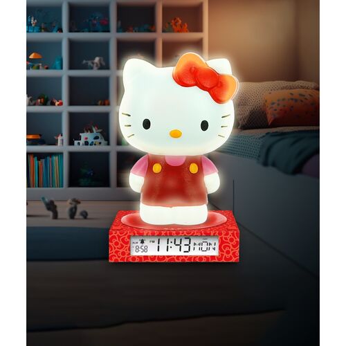 Hello Kitty and Friends 3D lamp with alarm clock