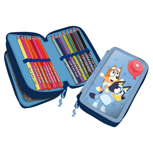 Bluey double pencil case