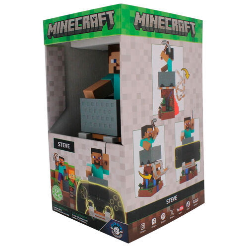 Cable Guy soporte sujecion Steve Minecraft 20cm