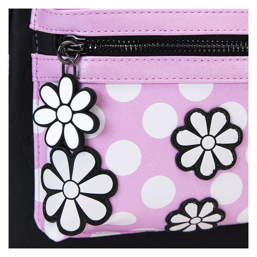 Loungefly Disney Minnie Floral Rock the Dots backpack