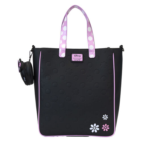 Loungefly Disney Minnie Floral Rock the Dots tote bag with coin bag