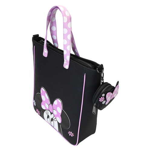 Loungefly Disney Minnie Floral Rock the Dots tote bag with coin bag