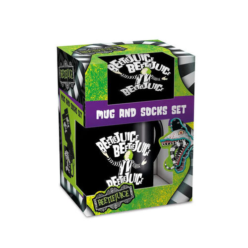 Beetlejuice mug and socks set