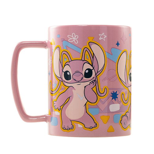 Disney Stitch Angel Mug with teddy bear cover