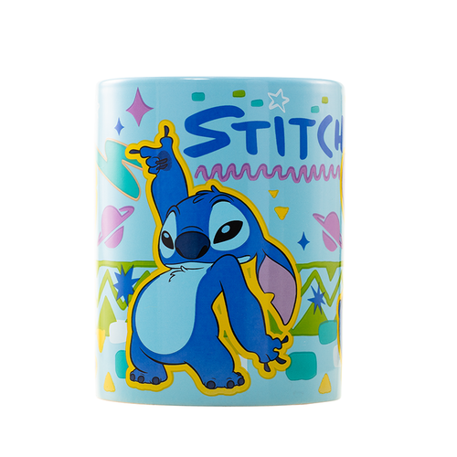 Disney Stitch Mug with teddy bear cover