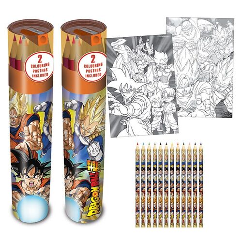 Set de lapices de colores Dragon Ball Super